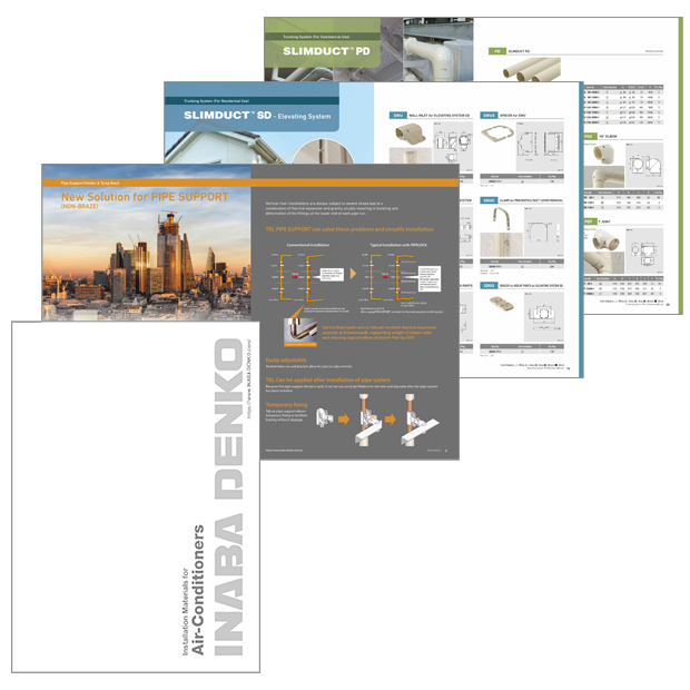 INABA DENKO Installationsmaterialien für Klimageräte