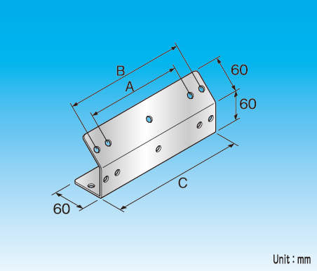 【RZC】Plaque de fixation de support pour coude vertical
