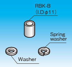 【RBK-B】ENSEMBLE DE MANCHONS POUR SUPPORT TRANSVERSAL