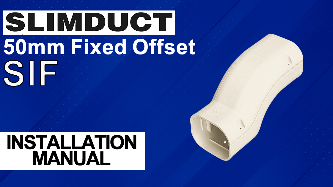 Slimduct Kanal-SIF 50MM fester Versatz-